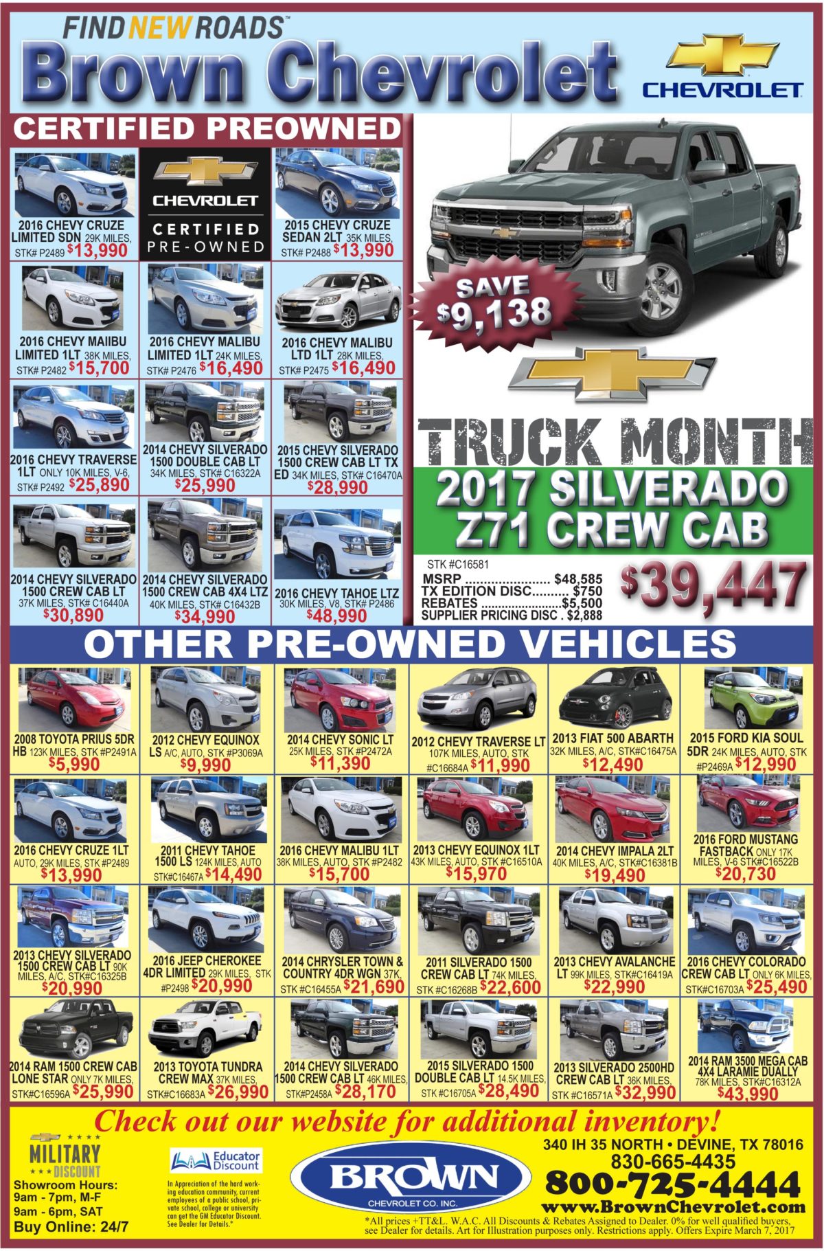 Chevy Truck Month