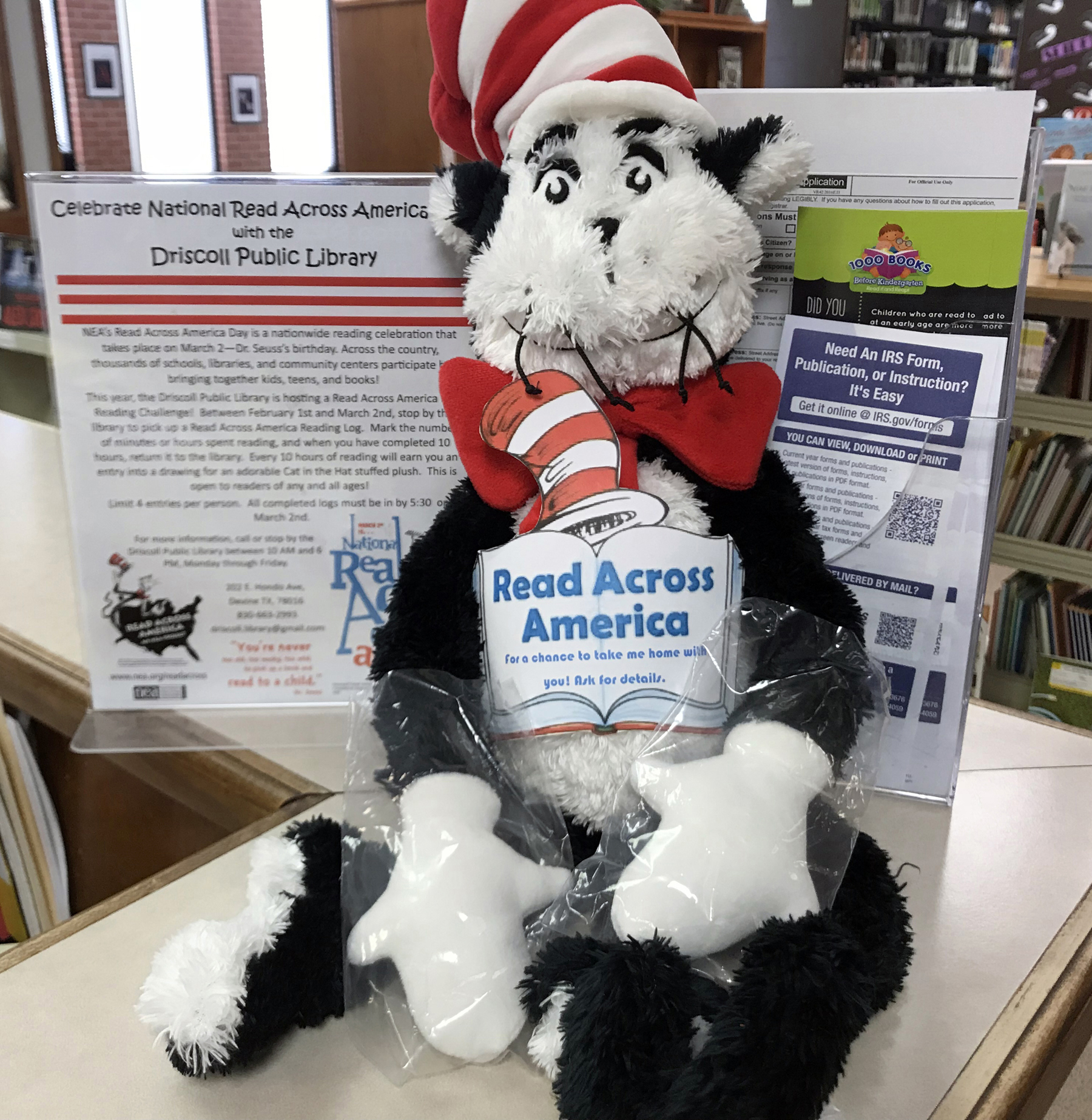 Celebrate National Read Across America Day the Driscoll Public