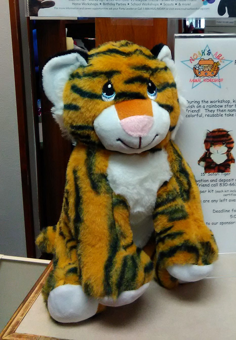 Build your own stuffed animal the Driscoll Public Library May 31