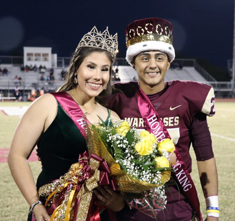 Pompa and Gutierrez crowned Homecoming King and Queen