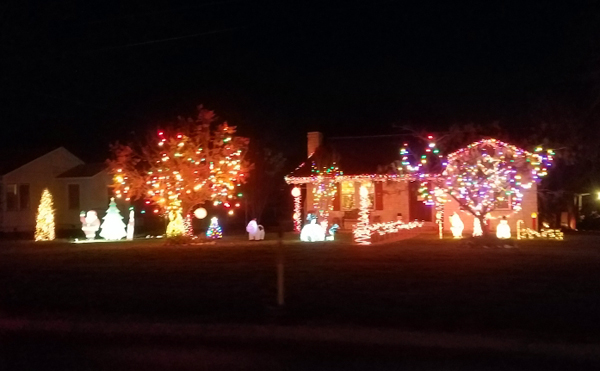 The Pat & Kitty DuBose Memorial Christmas lights competition/fundraiser for HANK’s local foster kids