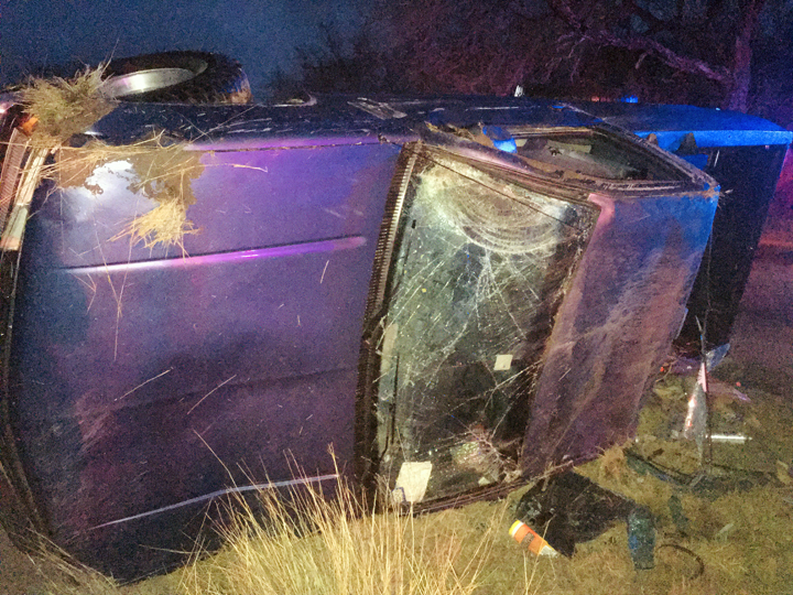 Seatbelt saves the life of 16-year-old in rollover 4 miles from home
