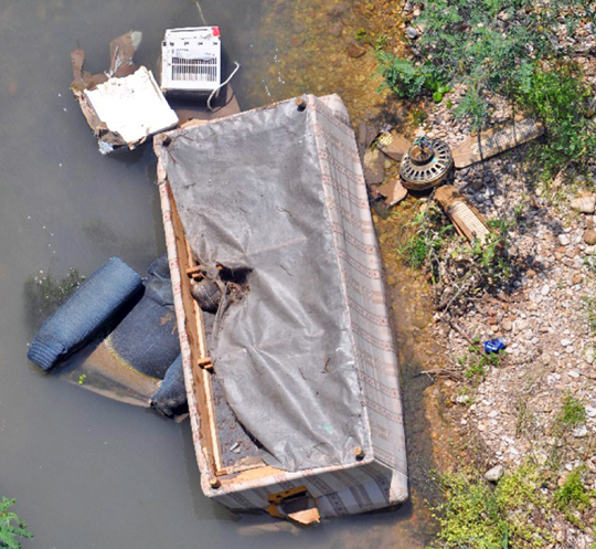 Crimestoppers seeks info on illegal dumping in Hondo Creek