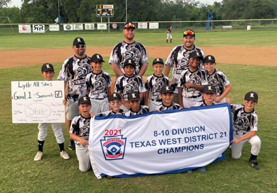 Black Knights All-Stars win District 21 Championship for the first time in Lytle Little League history