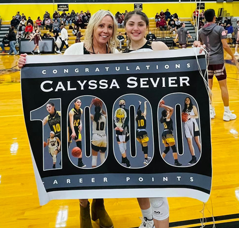 Sevier scores 1,000th point