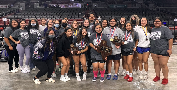 Lady Mustang powerlifters win third straight Regional title, send seven to State