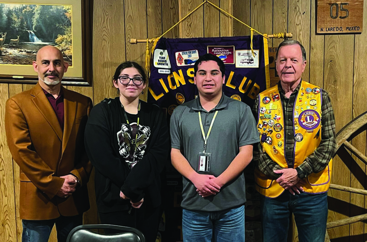 Devine Lion’s Club January Students of the Month