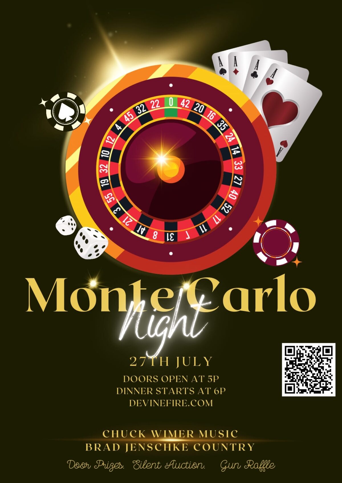 Monte Carlo night this weekend