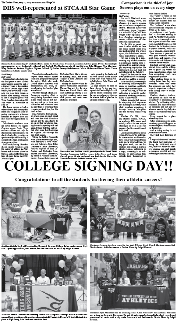 Local Sports pages!